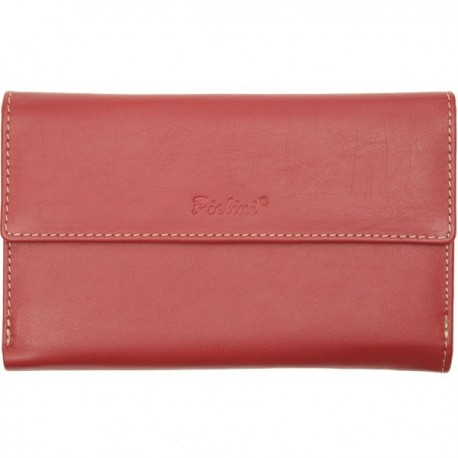 Cartera de Piel Mujer Pielini Mod 3032 Rojo