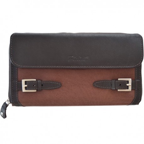 Cartera de Piel Mujer Pielini Mod 3069 Marrón Claro