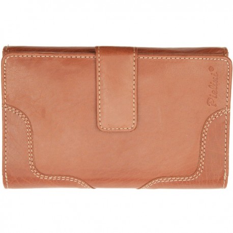 Cartera de Piel Mujer Pielini Mod 3070 Tan