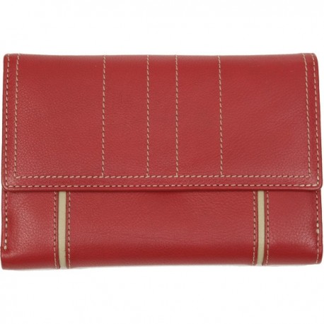 Cartera de Piel Mujer Pielini Mod 3073 Rojo