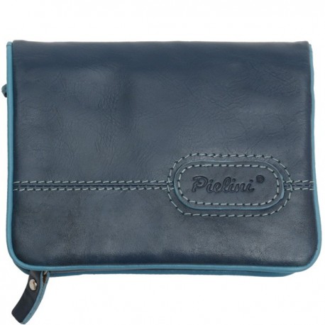 Cartera de Piel Mujer Pielini Mod 3081 Azul