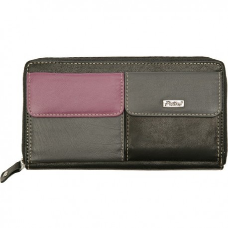 Cartera de Piel Mujer Pielini Mod 3098 Negro