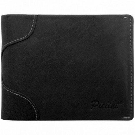 Cartera de Piel Hombre Pielini Mod 2055 NEGRO