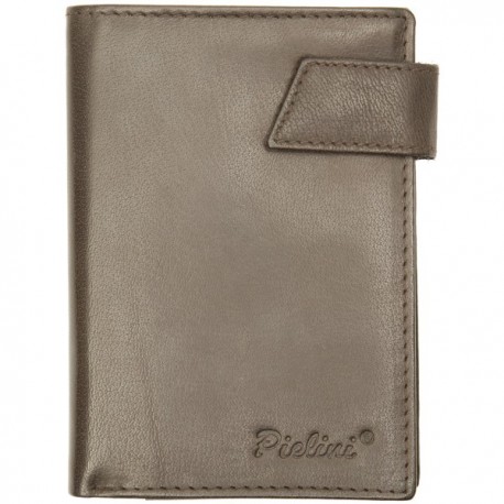 Cartera de Piel Hombre Pielini Mod 5 Marrón