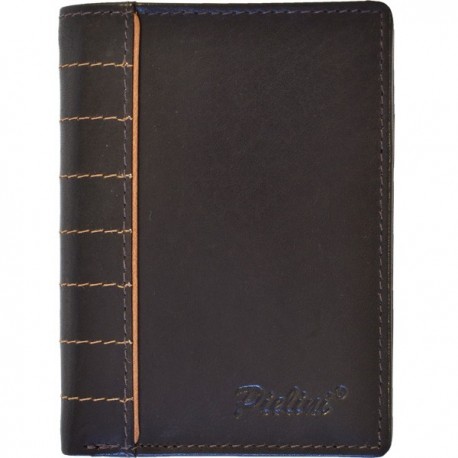 Cartera de Piel Hombre Pielini Mod 3064 Marrón