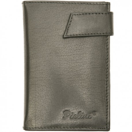 Cartera de Piel Hombre Pielini Mod 2 Negro