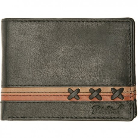 Cartera de Piel Hombre Pielini Mod 3160 Negro