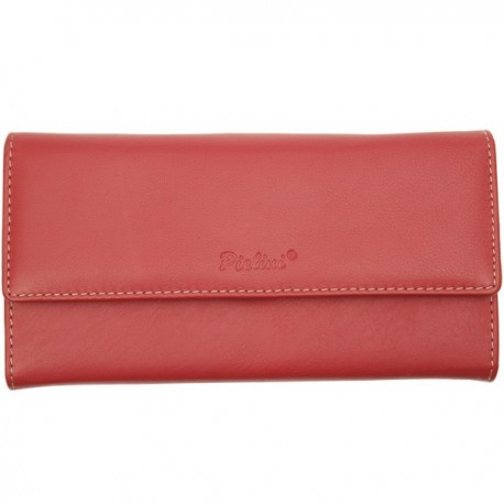 Cartera de Piel Mujer Pielini Mod 3014 Rojo