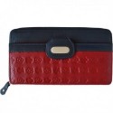 Cartera de Piel Mujer Pielini Mod 3025 Rojo